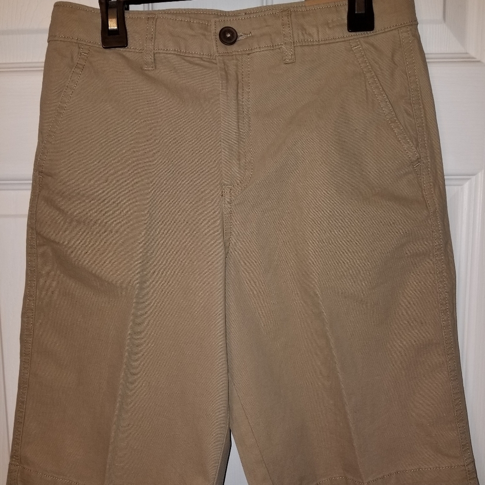 Boy's Size 14 Magellan Flat Front Khaki Shorts